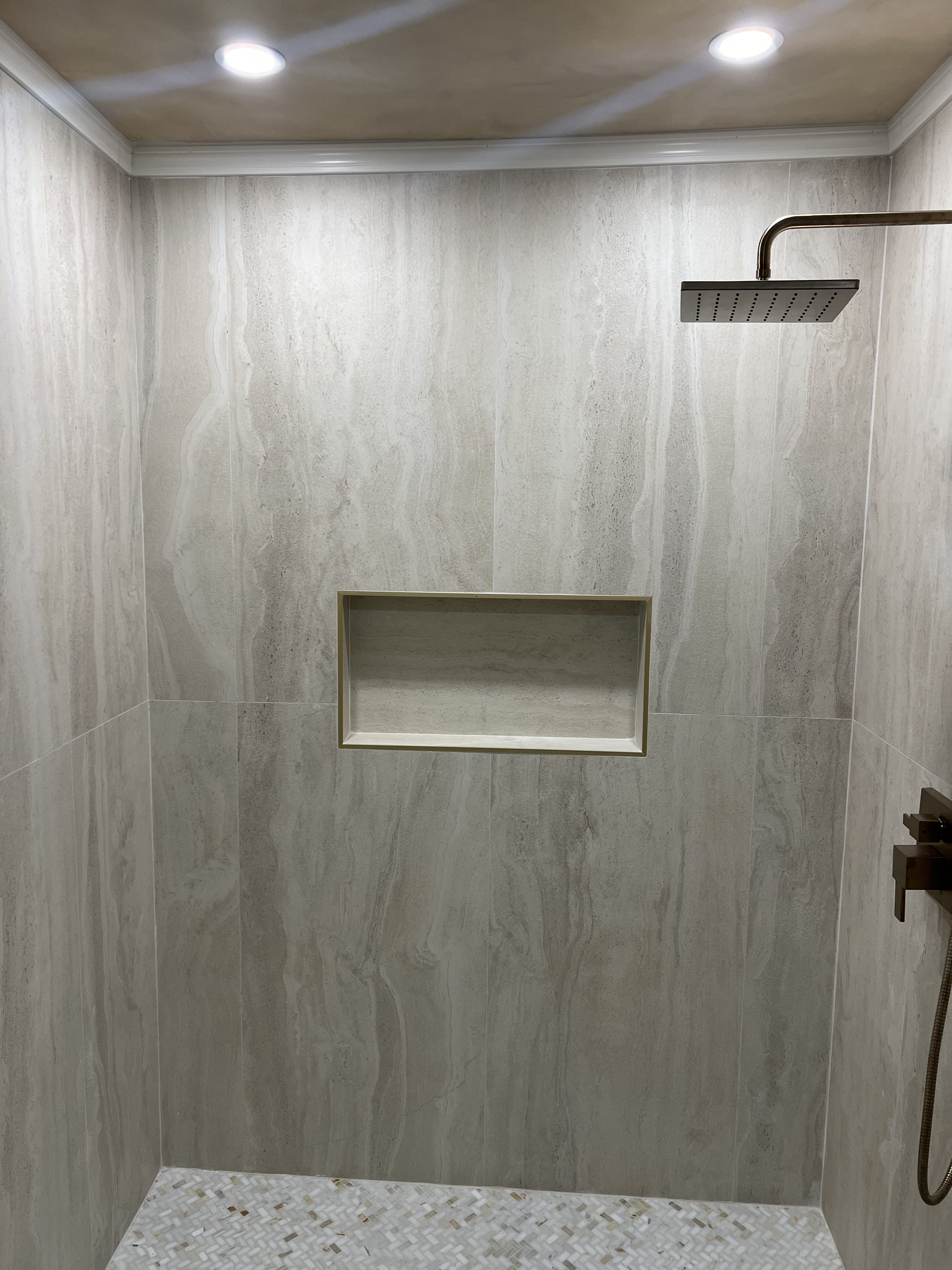 Interior remodel finish detail