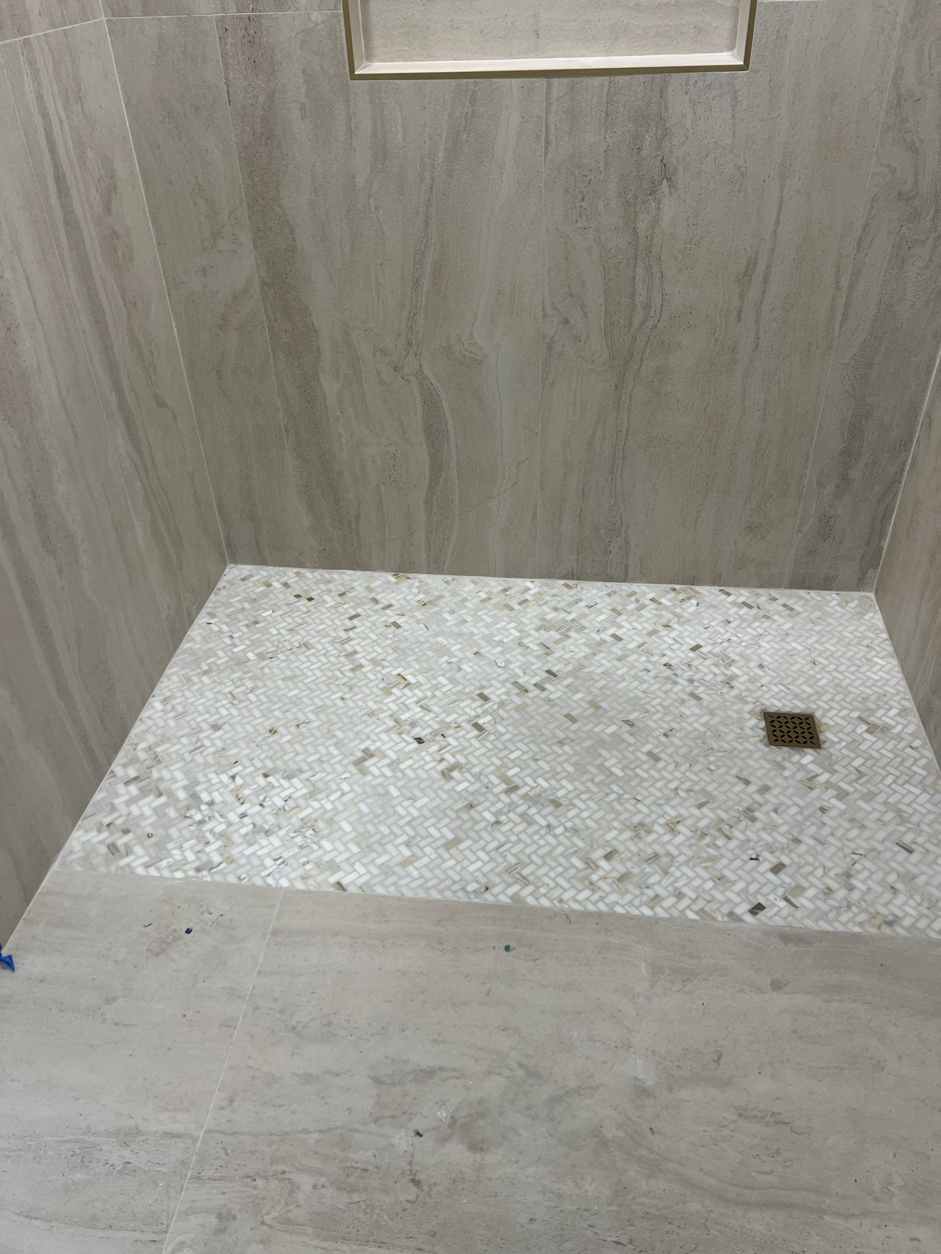 Finished interior surface and tile work