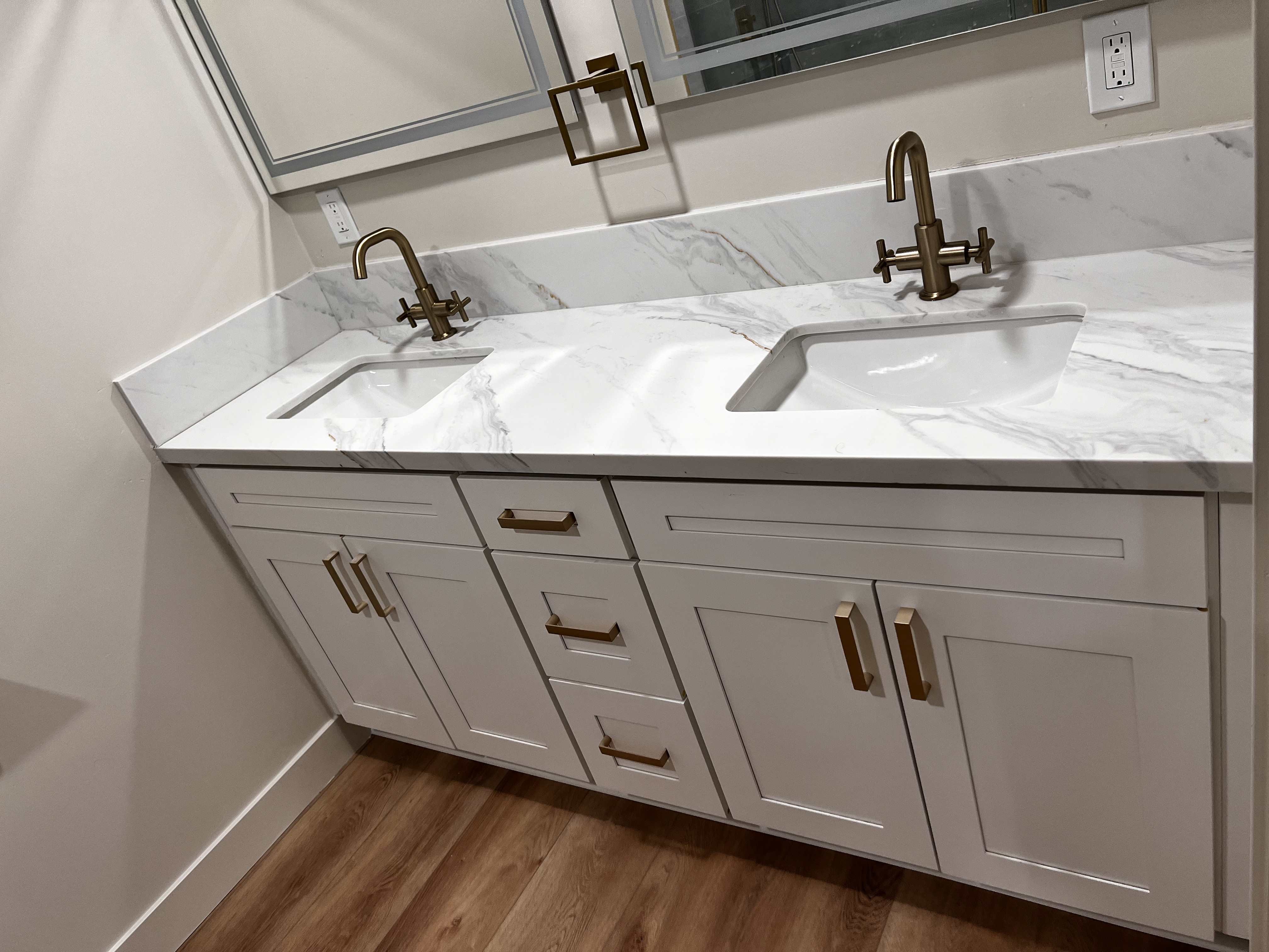 Interior remodel room finish